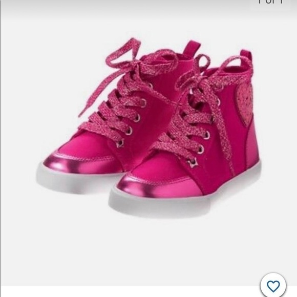 Gymboree Other - Gymboree Cosmic Club Pink High Tops Sneakers Girls Size 2. Brand New